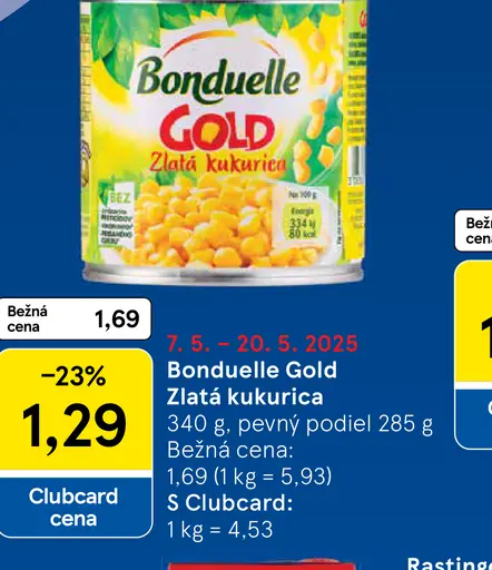 Bonduelle Gold Zlatá kukurica
