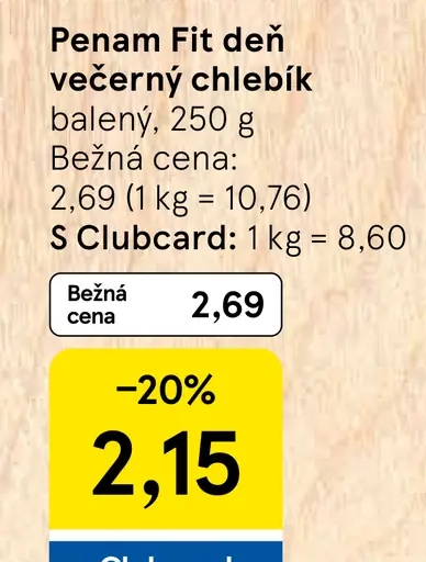 Penam Fit Deň Večerný chlebík