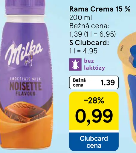 Milka mliečny nápoj