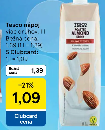 Tesco nápoj s príchuťou coly