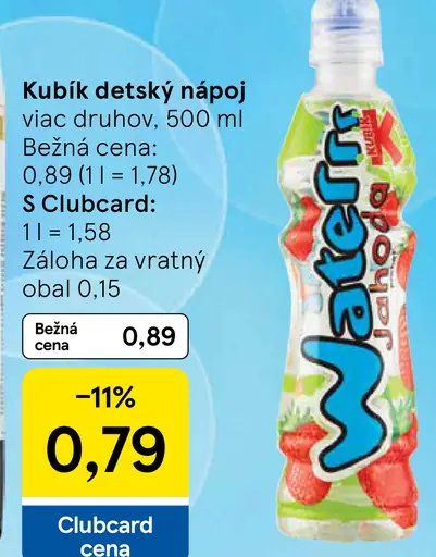 Kubik detský nápoj