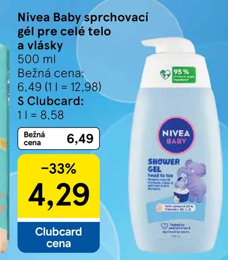 Nivea Baby Sprchovací gél pre celé telo a vlásky