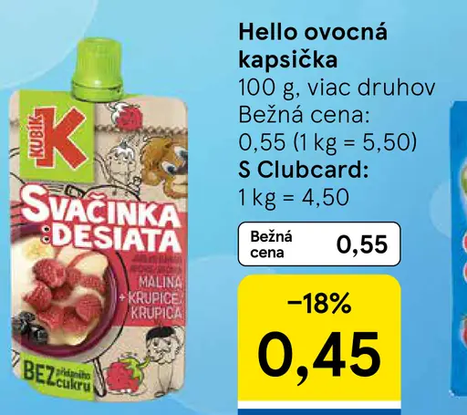 Hello ovocná kapsička