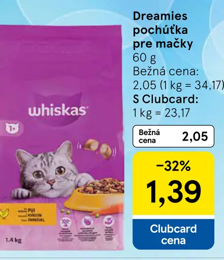 Dreamies pochúťka pre mačky