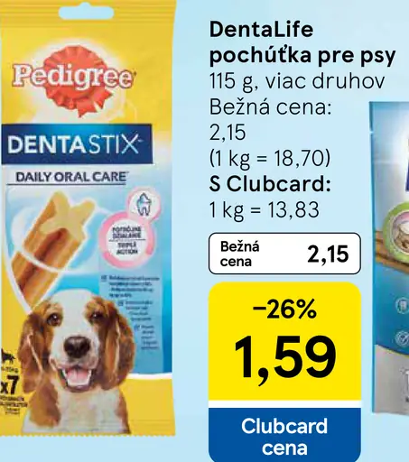 Pedigree DentaStix pochúťka pre psy