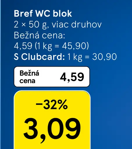 Bref WC blok