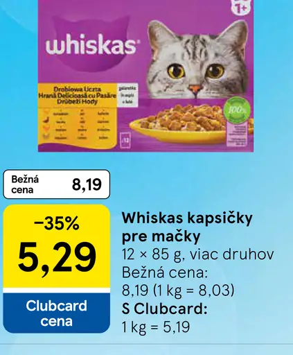 Whiskas Kapsičky pre mačky
