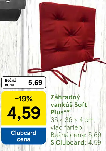 Záhradný vankúš Soft Plus