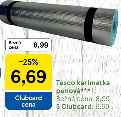 Tesco karimatka penová