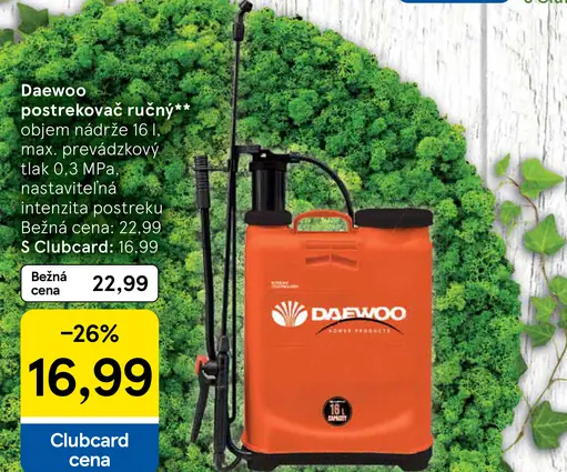 Daewoo postrekovač ručný