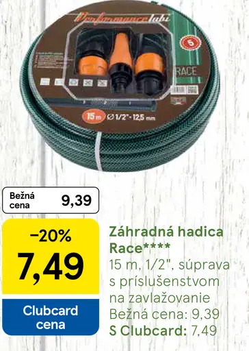 Záhradná hadica Race