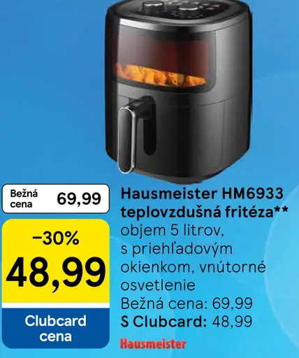 Hausmeister teplovzdušná fritéza