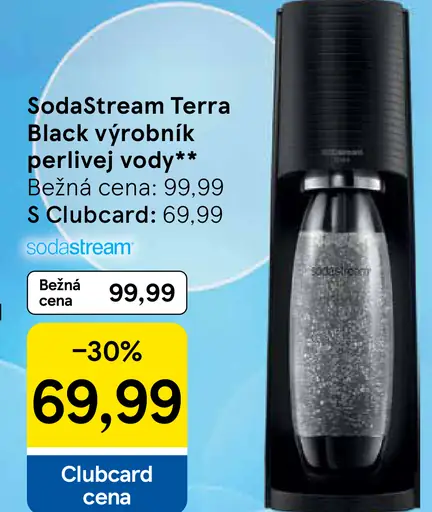 SodaStream Terra Black výrobník perlivej vody