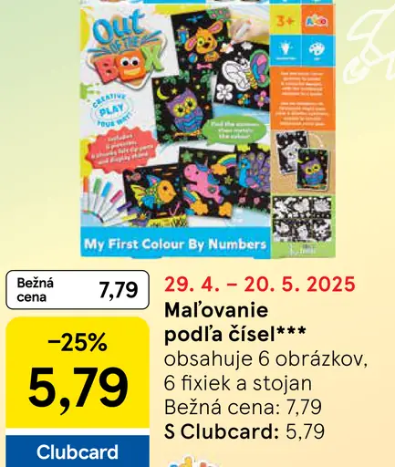 Maľovanie podľa čísel