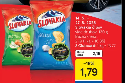Slovakia čipsy
