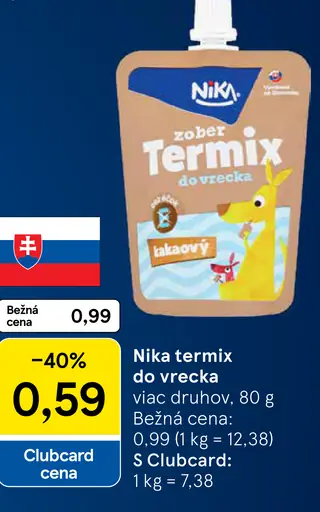 Nika termix do vrecka
