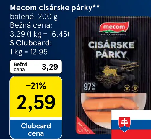 Mecom Cisárske párky