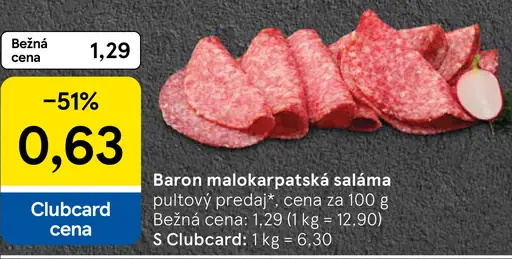 Baron malokarpatská saláma