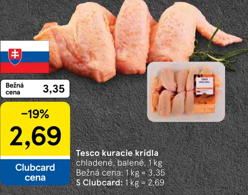 Tesco kuracie krídla