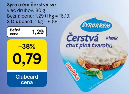 Sýrokrem čerstvý syr