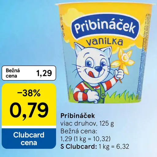 Pribináček Vanilka