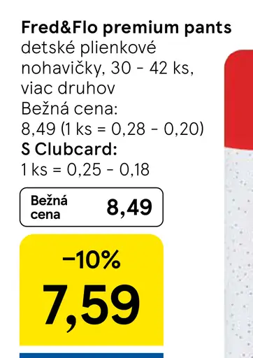 Fred&Flo premium pants detské plienkové nohavičky