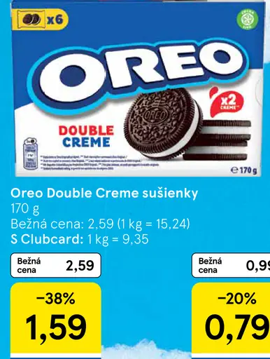 Oreo Double Creme sušienky