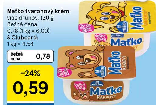 Matko Tvarohový krém