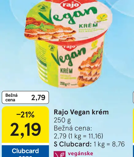Rajo Vegan Krém