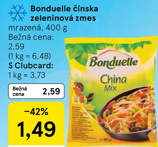 Bonduelle Čínska zeleninová zmes