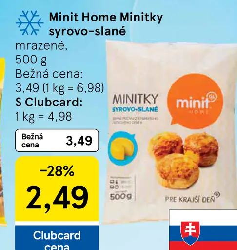 Minit Home minitky syrovo-slané