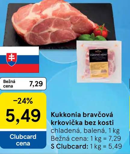 Kukkonia bravčová krkovička bez kosti
