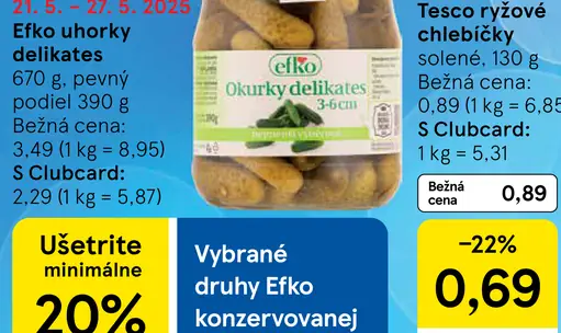 Efko uhorky delikates