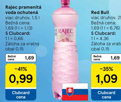 Rajec Pramenitá voda sýtená