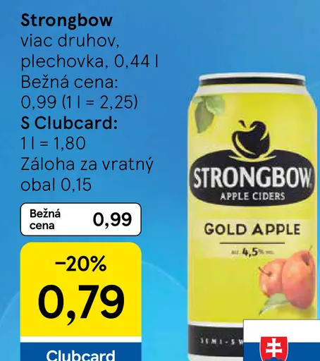 Strongbow Gold Apple plechovka