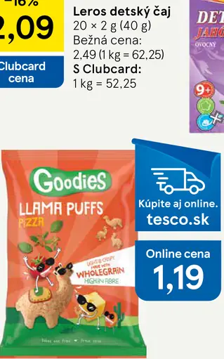 Leros detský čaj