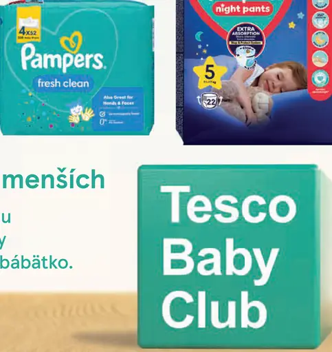 Pampers night pants detské plienkové nohavičky