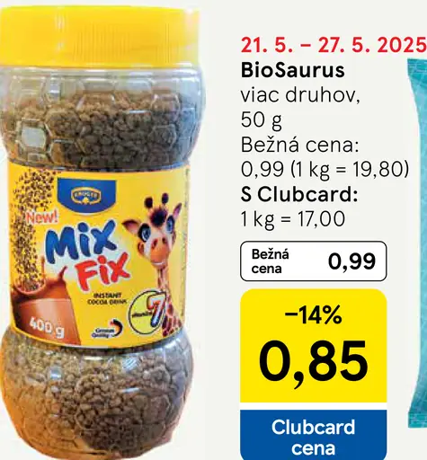 Kruger Mix Fix instantný kakaový nápoj
