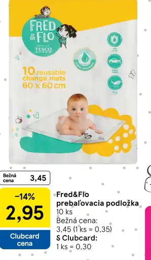 Fred&Flo prebaľovacia podložka
