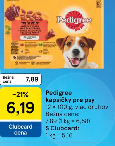 Pedigree kapsičky pre psy