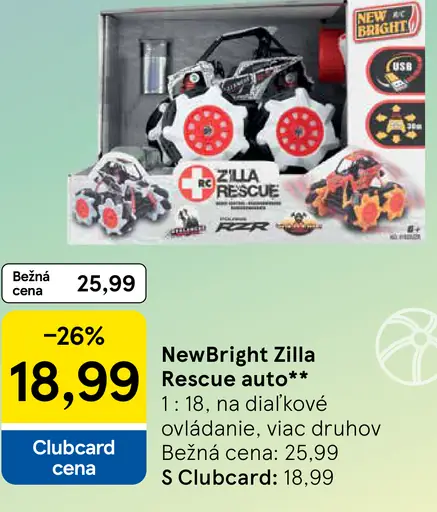 NewBright Zilla Rescue auto