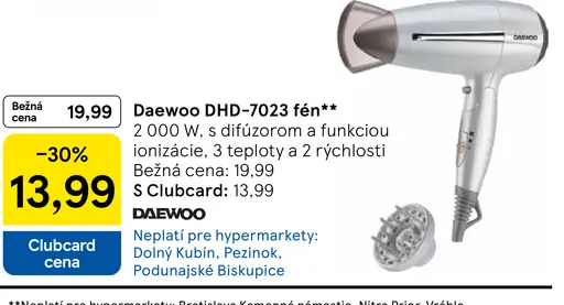 Daewoo DHD-7023 fén