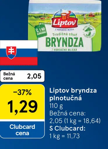 Liptov Bryndza Plnotučná