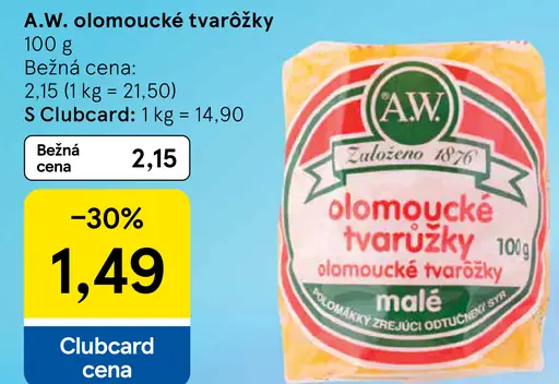 A.W. olomoucké tvarôžky