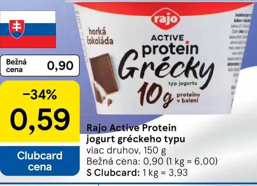 Rajo Active Protein Grécky jogurt