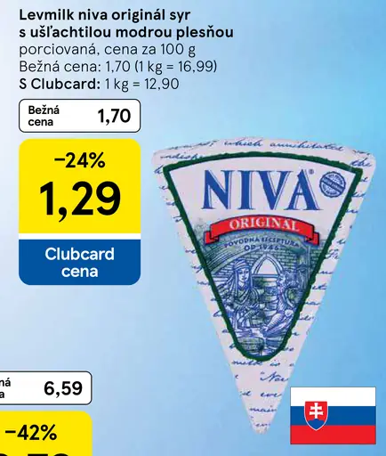 Lev milk niva originál syr