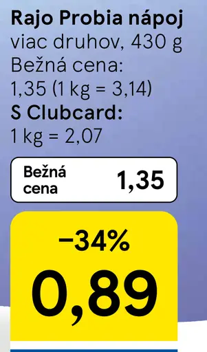 Rajo Probia nápoj
