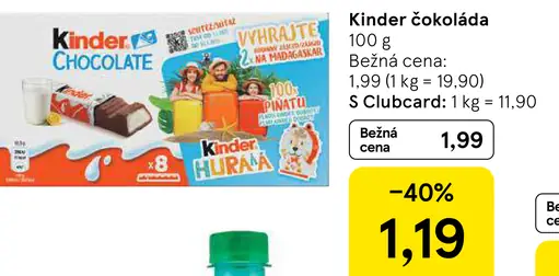 Kinder čokoláda