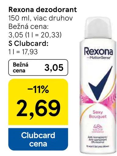 Rexona dezodorant