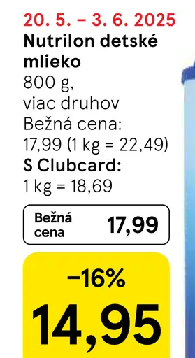Nutrilon detské mlieko